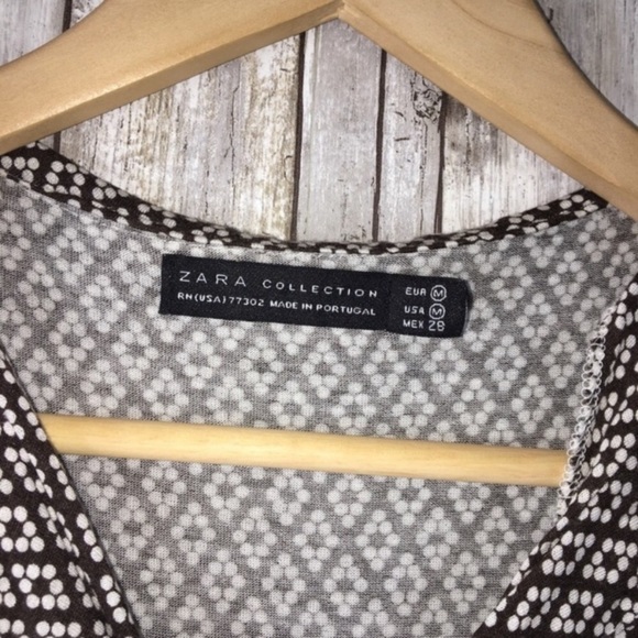 Zara Brown Diamond Blouse - Picture 4 of 4